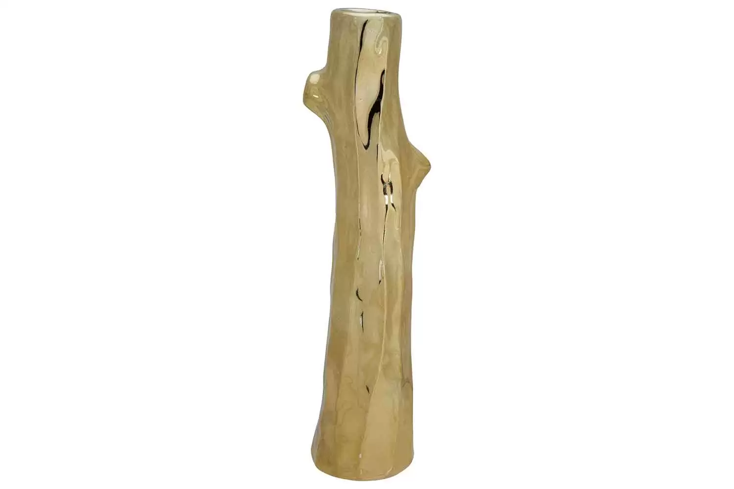 Casarent: decoratie vaas boomstronk van 6,7cm x 6cm x 25cm
